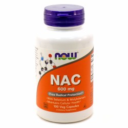 NOW NAC 600mg, 100 capsules