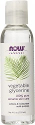 NOW Vegetable Glycerine Oil Skincare, 4 oz