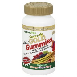 NATURE'S PLUS Source of Life Adult Gold Multi-Vitiamin Gummies, 60 gummies