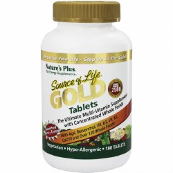 NATURE'S PLUS Multivitamin Source of Life Gold, 180 tablets