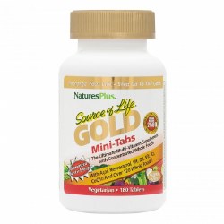 NATURE'S PLUS Source of Life® GOLD Mulit-Vitamin Supplement, 180 Mini Tablets