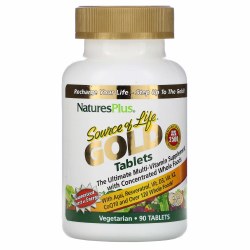 NATURE'S PLUS Source of Life® GOLD Multi-Vitamin Supplement, 90 Tablets