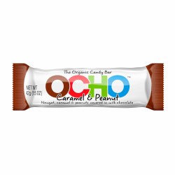 OCHO Caramel & Peanut Candy Bar, 1.5 oz