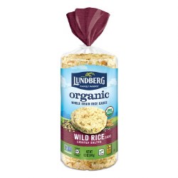 LUNDBERG Organic Wild Rice Cakes lightly salted