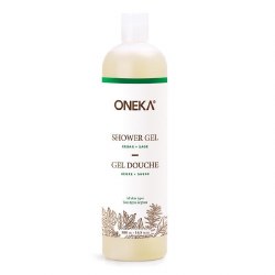 ONEKA Cedar Shower Gel, 16 oz