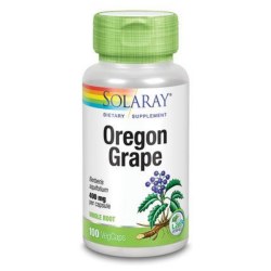 SOLARAY Oregon Grape, 400 mg - 100 VegCaps
