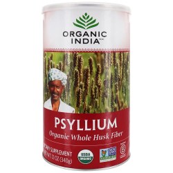 ORGANIC INDIA Psyllium Husk, 12 oz