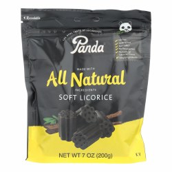 PANDA All Naural Soft Licorice, 7 oz bag