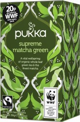 PUKKA Supreme Matcha Green Tea, 20 tea sachets