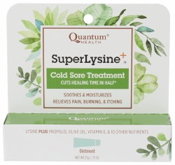 QUANTUM Super Lysine+ Cold Sore Treatment, .75 oz