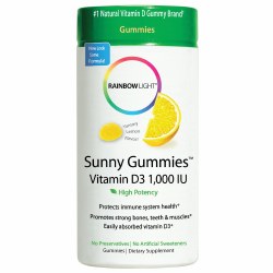 RAINBOW LIGHT Sunny Gummies Vitamin D3 1,000 Iu 100 Gummies