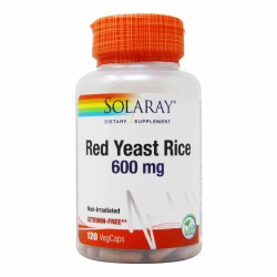 SOLARAY Red Yeast Rice, 600 mg - 120 VegCaps