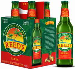 REED'S EXTRA Ginger Beer, 4 bottles