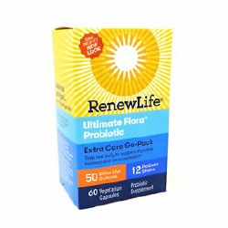 RENEW LIFE Ultimate Flora Extra Care Go-Pack Probiotic 50 billion, 60 capsules