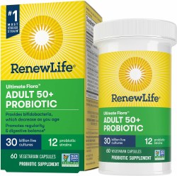 RENEW LIFE Ultimate Flora Adult 50+ Go-Pack Probiotic 30 billion, 30 capsules
