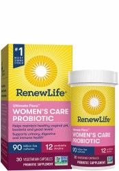 RENEW LIFE Ultimate Flora Women's Care Probiotic 90 billion, 30 capsules