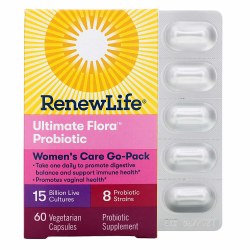 RENEW LIFE Ultimate Flora Proiotic Women's Care Go-Pack, 60 capsules
