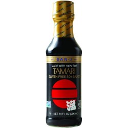 SAN-J Organic Tamari Gluten-Free Soy Sauce, 10 oz