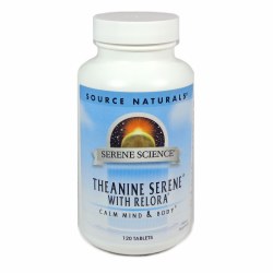 SOURCE NATURALS Theanine Serene with Relora, 120 tablets