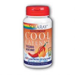 SOLARAY Cool Cayenne Extra Hot, 90 Capsules