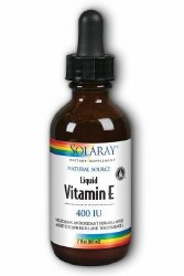 SOLARAY Vitamin E Liquid, 400 IU - 2 fl oz