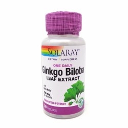 SOLARAY Ginkgo Biloba, 30 Capsules