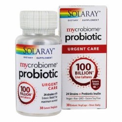 SOLARAY Mycrobiome Probiotic Urgent Care, 100 billion