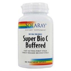 SOLARAY Super Bio C Buffered, 100 Vegetarian Capsules