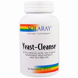 SOLARAY Yeast-Cleanse, 90 Capsules