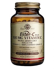 SOLGAR Ester-C Plus 500 mg Vitamin C, 90 capsules