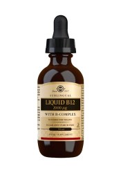 SOLGAR Liquid B-12 2000 mcg with B-complex, 2 fl oz