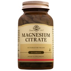 SOLGAR Magnesium Citrate, 60 tablets