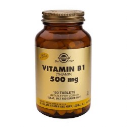 SOLGAR Vitamin B1 - 500 mg, 100 tablets