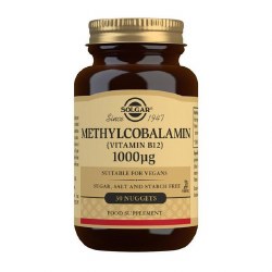 SOLGAR Methylcobalamin (Vitamin B12) 1000 mcg, 30 nuggets