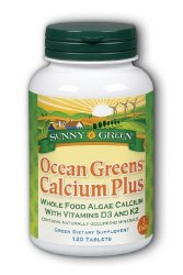 SUNNY GREEN Ocean Greens Calcium Plus, 120 tablets