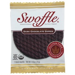 SWOFFLE Dark Chocolate Dipped Dutch Waffle