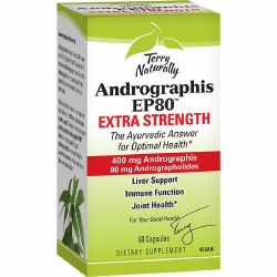 TERRY NATURALLY Andrographis EP 80 Extra Strength, 60 Capsules