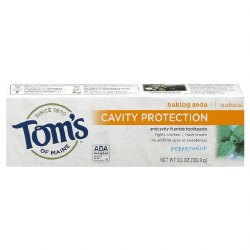 tom's of maine peppermint baking soda toothpaste with fluoride