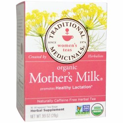 TRADITIONAL MEDICINALS Organic Mother's Milk Tea, 16 tea bags