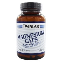 TWINLAB Magnesium Caps, 420 mg, 100 Capsules