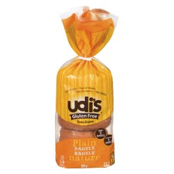 UDI'S Gluten-Free Plain Bagels