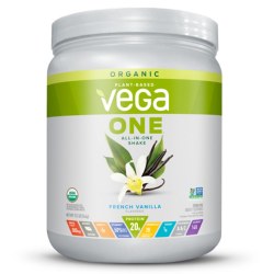 VEGA One All-In-One Shake French Vanilla Flavored Protein Powder, 13.2 oz