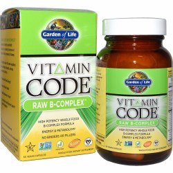 GARDEN OF LIFE Vitamin Code® RAW B-Complex, 60 Vegan Capsules