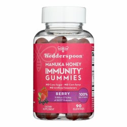 WEDDERSPOON Manuka Honey Immunity Gummies, 90 Berry Gummies