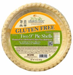 WHOLLY WHOLESOME Gluten-Free 9" Pie Shells, 2 pie shells