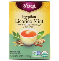 YOGI Egyptian Licorice Mint Tea, 16 Tea Bags