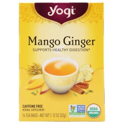 YOGI Mango Ginger Tea, 16 Tea Bags