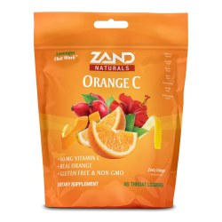 ZAND Orange C, 80 throat lozenges