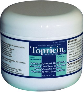 TOPRICIN Foot Therapy Cream, 4 oz