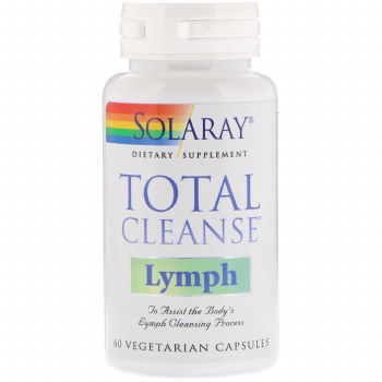 SOLARAY Total Cleanse Lymph, 60 Vegetarian Capsules